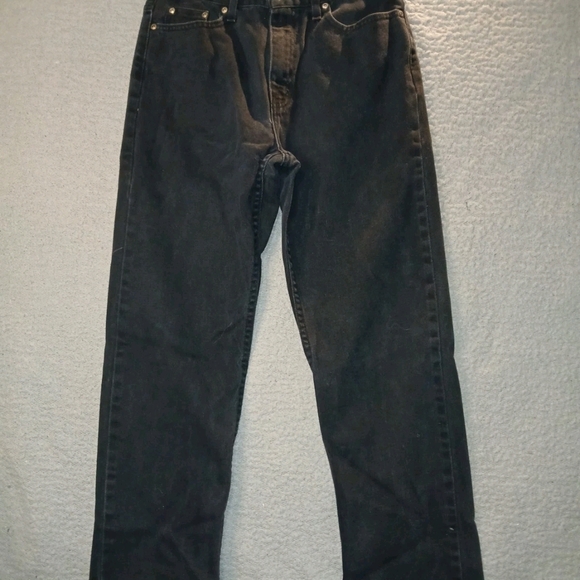 George Men's Black Relaxed Jeans - Picture 1 of 13